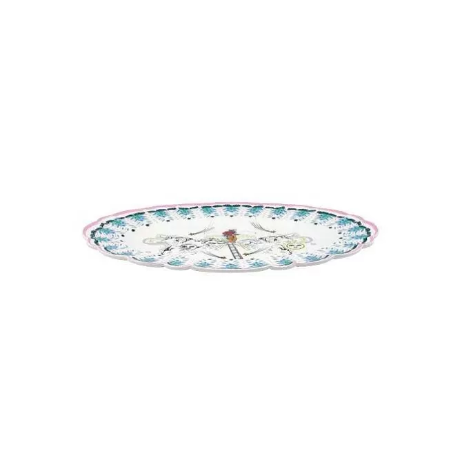 Cooking & Dining*Cath Kidston Celestial Oval Scallop Serving Platter